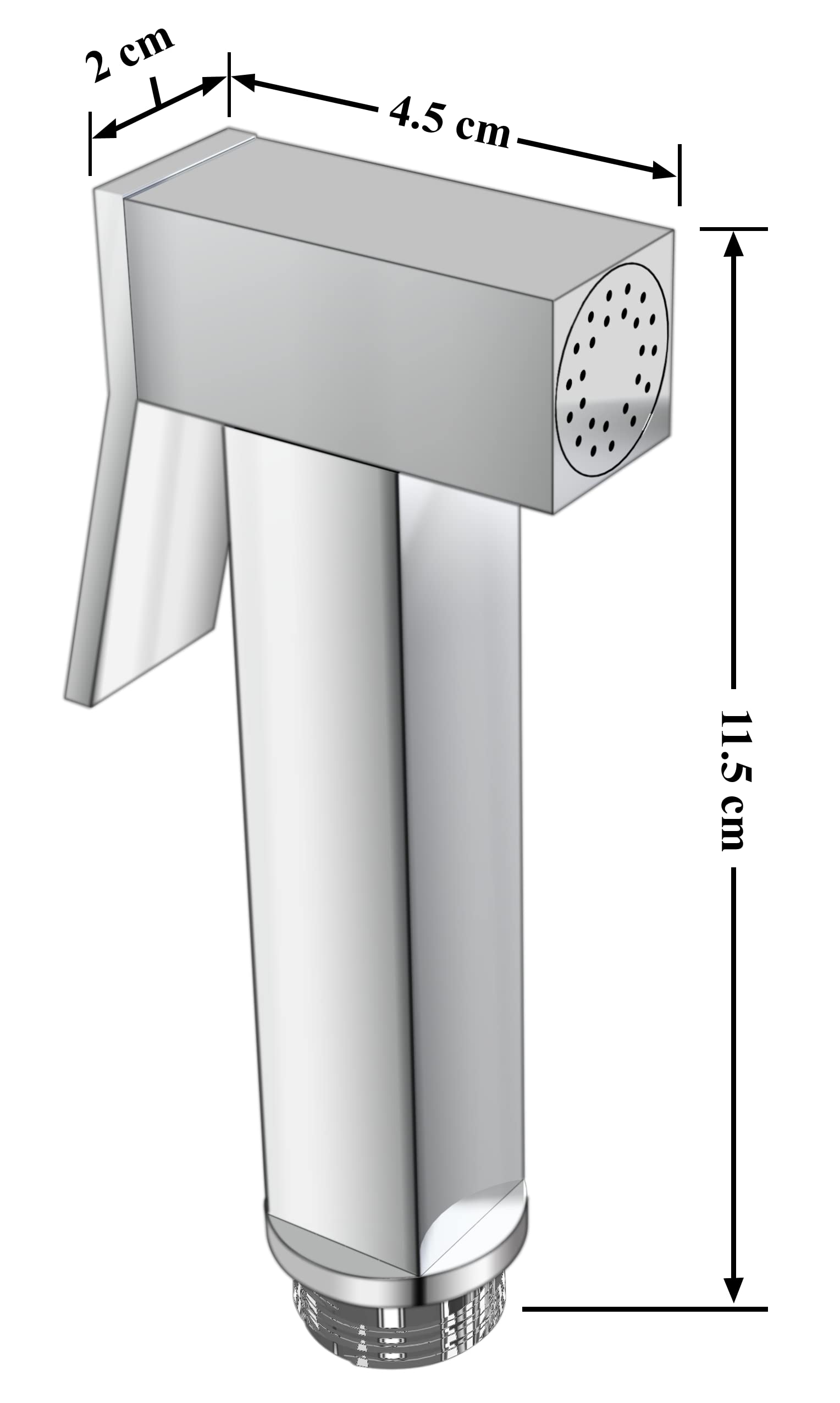 Plantex Health Faucet Without Hose Pipe and Wall Hook/Jet Spray for Toilet - 2