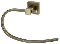 Plantex 304 Grade Stainless Steel Napkin Ring/Towel Holder/Hanger/Bathroom Accessories (Brass Antique)