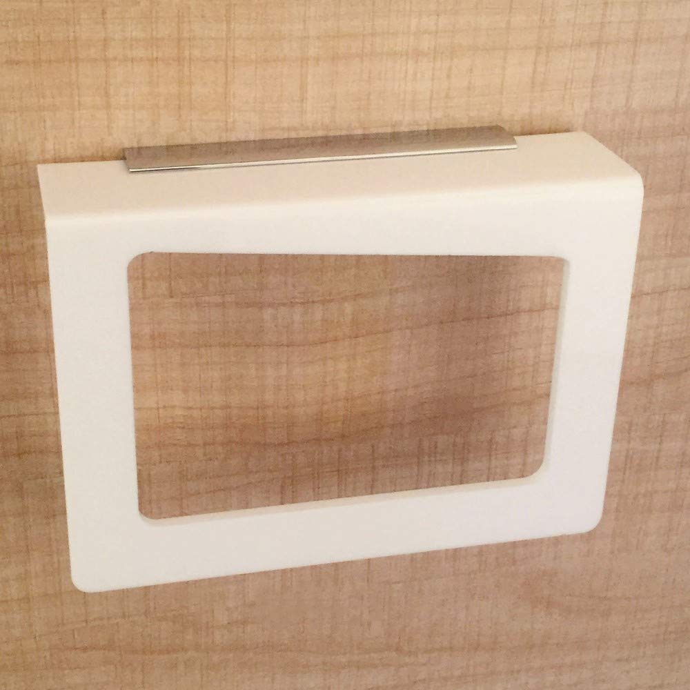 Plantex Acrylic Towel Ring/Napkin Ring/Towel Holder/Bathroom Accessories for Home(Square-White)