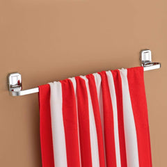 Plantex Cute Stainless Steel 304 Grade Towel Hanger for Bathroom/Towel Rod/Bar/Bathroom Accessories (24inch-Chrome)