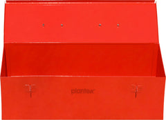 Plantex Metal Tool Box for Tool/Tool Kit Box for Home and Garage/Tool Box Without Tools (Red)