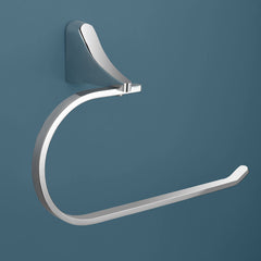 Plantex Rich Brass Bathroom Accessories - Unique Napkin Holder/Stand/Hanger for Wash Basin/Kitchen (Chrome)