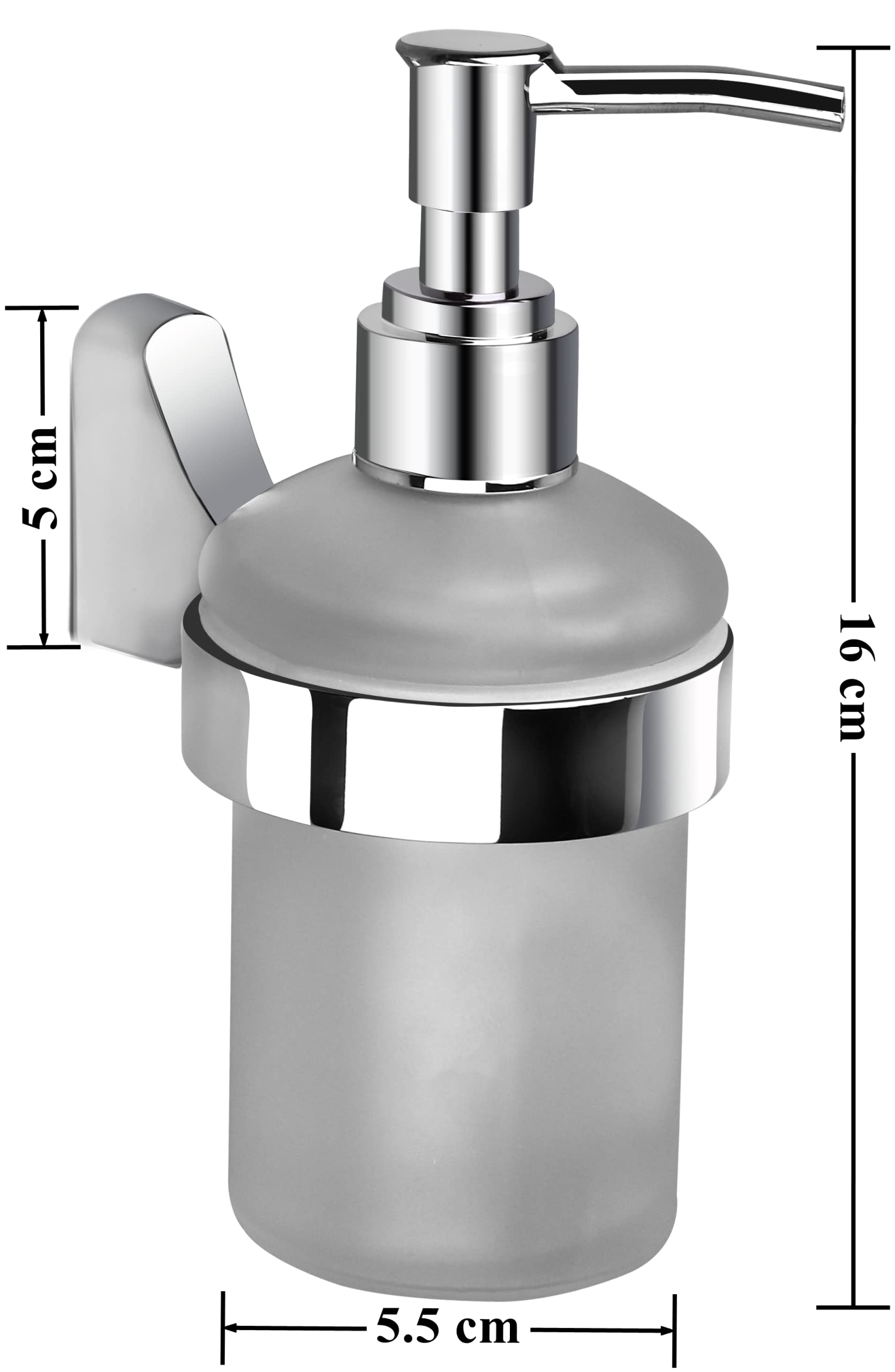 Plantex Smooth Brass Liquid Soap Dispenser for Shampoo and Handwash (UN-1738)