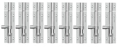 Plantex Heavy Duty 4-inch Joint-Less Tower Bolt for Wooden and PVC Doors for Home Main Door/Bathroom/Windows/Wardrobe- Pack of 8 (Stainless Steel, Silver Matt)