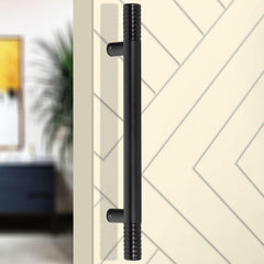Plantex Heavy Duty Door Handle/Door & Home Decor/18-inches Main Door Handle/Door Pull Push Handle - Pack of 1 (231-Smooth Black Finish)