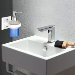 Plantex Acrylic Liquid Soap Dispenser/Shampoo Dispenser/Bathroom Accessories(White)