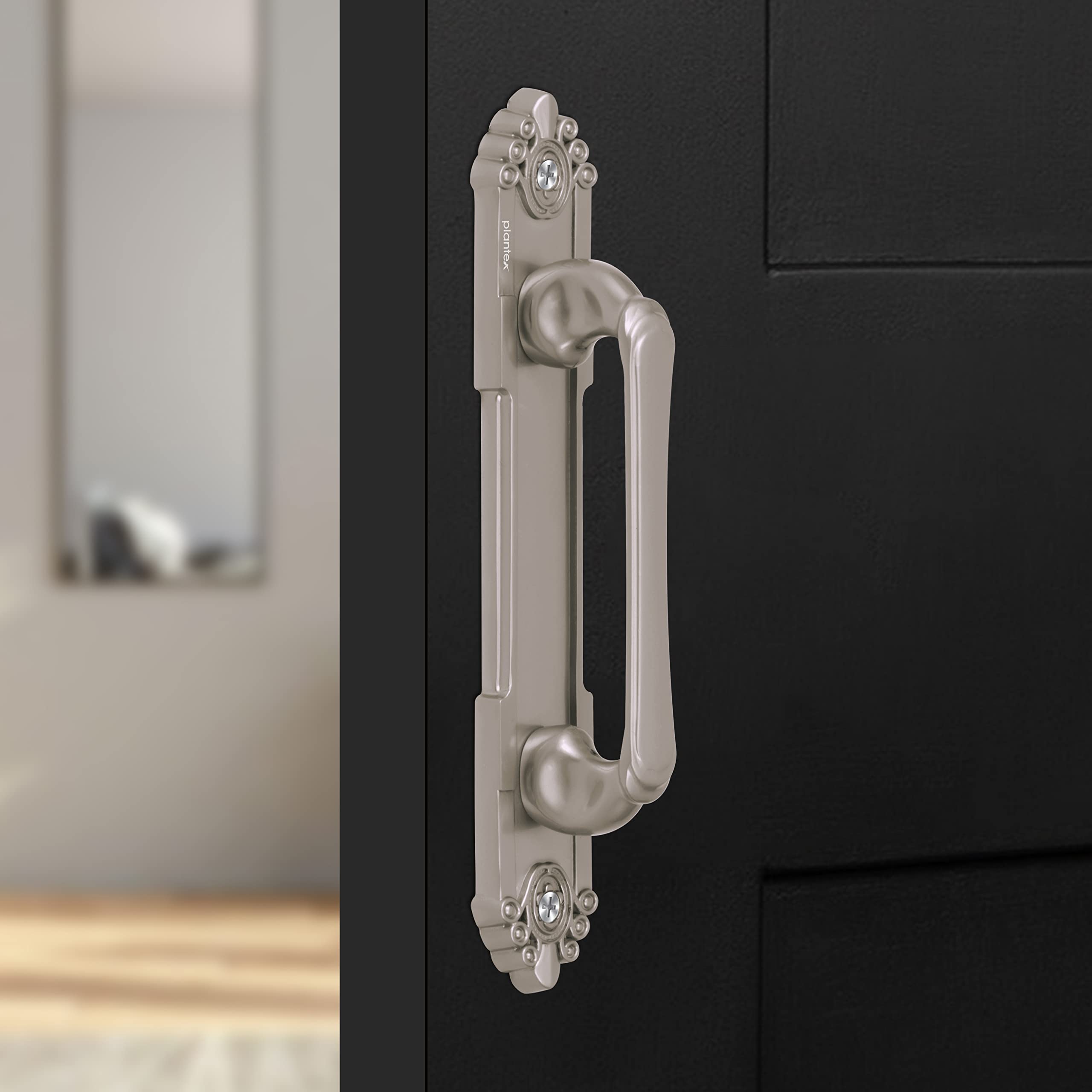Plantex Cabinet Door Handle/8 Inch Wardrobe Door Handle/Door Pull-Push/Sliding Handle for Cupboard/Drawer – Pack of 1 (294, Satin Finish)