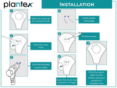 Plantex Royal Stainless Steel Tooth Brush Holder - Tumbler Holder - Bathroom Accessories