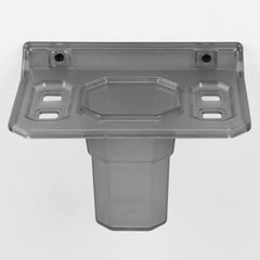 Plantex Unbreakable ABS Plastic Tumbler Holder/Tooth Brush Holder/Bathroom Accessories (Transparent)