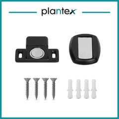Plantex Heavy Duty Floor Mounted Magnatic Door Stoppper for Home/Door Holder/Door Stopper for Home/Hotel/Office (184 – Black)