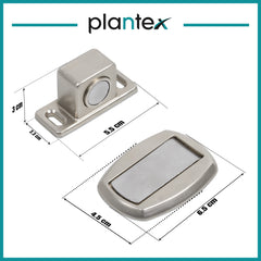 Plantex Heavy Duty Floor Mounted Magnatic Door Stoppper for Home/Door Holder/Door Stopper for Home/Hotel/Office (184 – Satin)