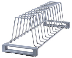 Plantex Deluxe Stainless Steel Plate Rack/Dish Rack/Thali Stand/Dish Stand/Utensil Rack (Chrome)