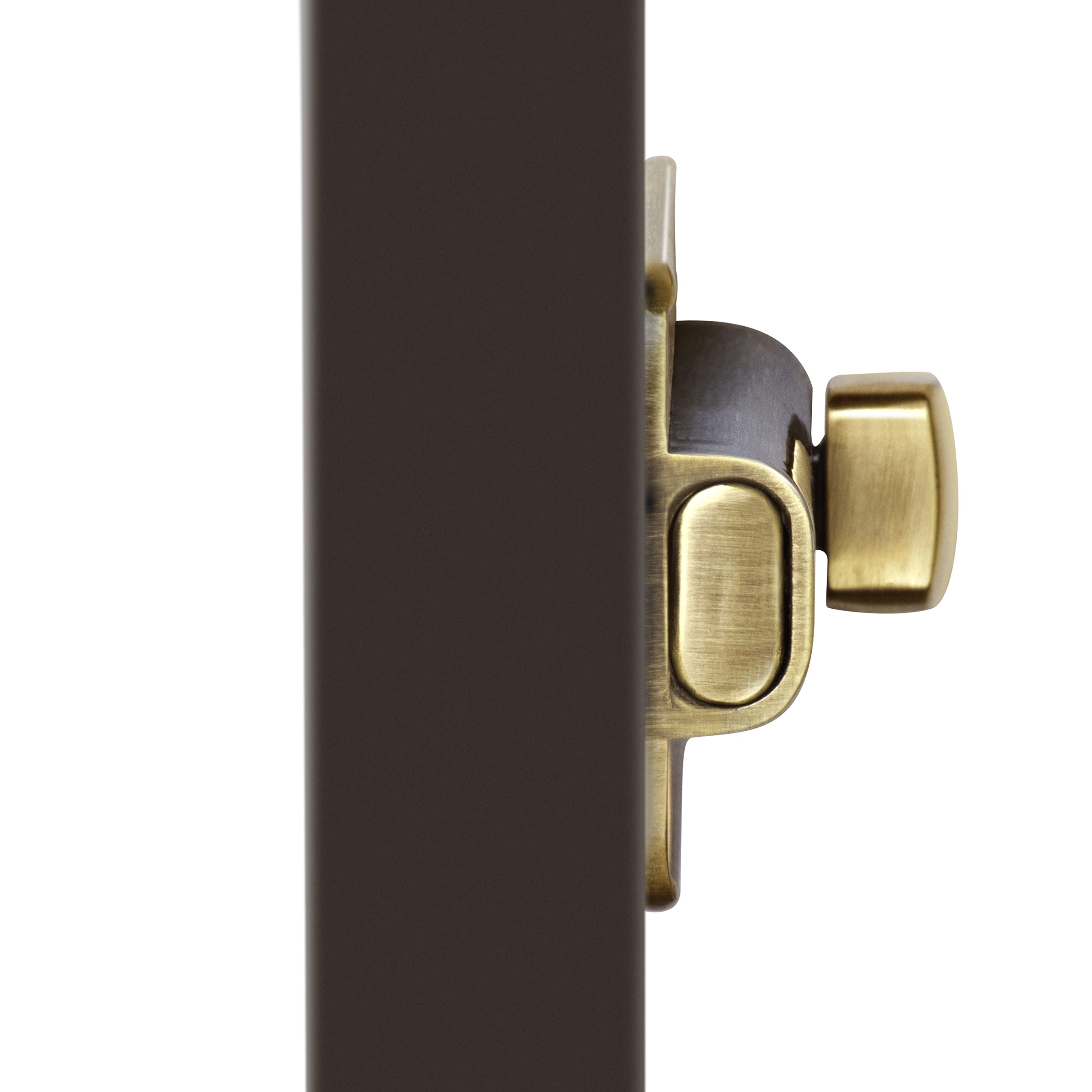 Plantex Premium Heavy Duty Door Stopper/Door Lock Latch for Home and Office Doors - Pack of 3 (Brass Antique)