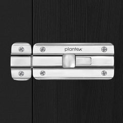 Plantex Premium Heavy Duty Door Stopper/Door Lock Latch for Home and Office Doors - Pack of 2 (Chrome)