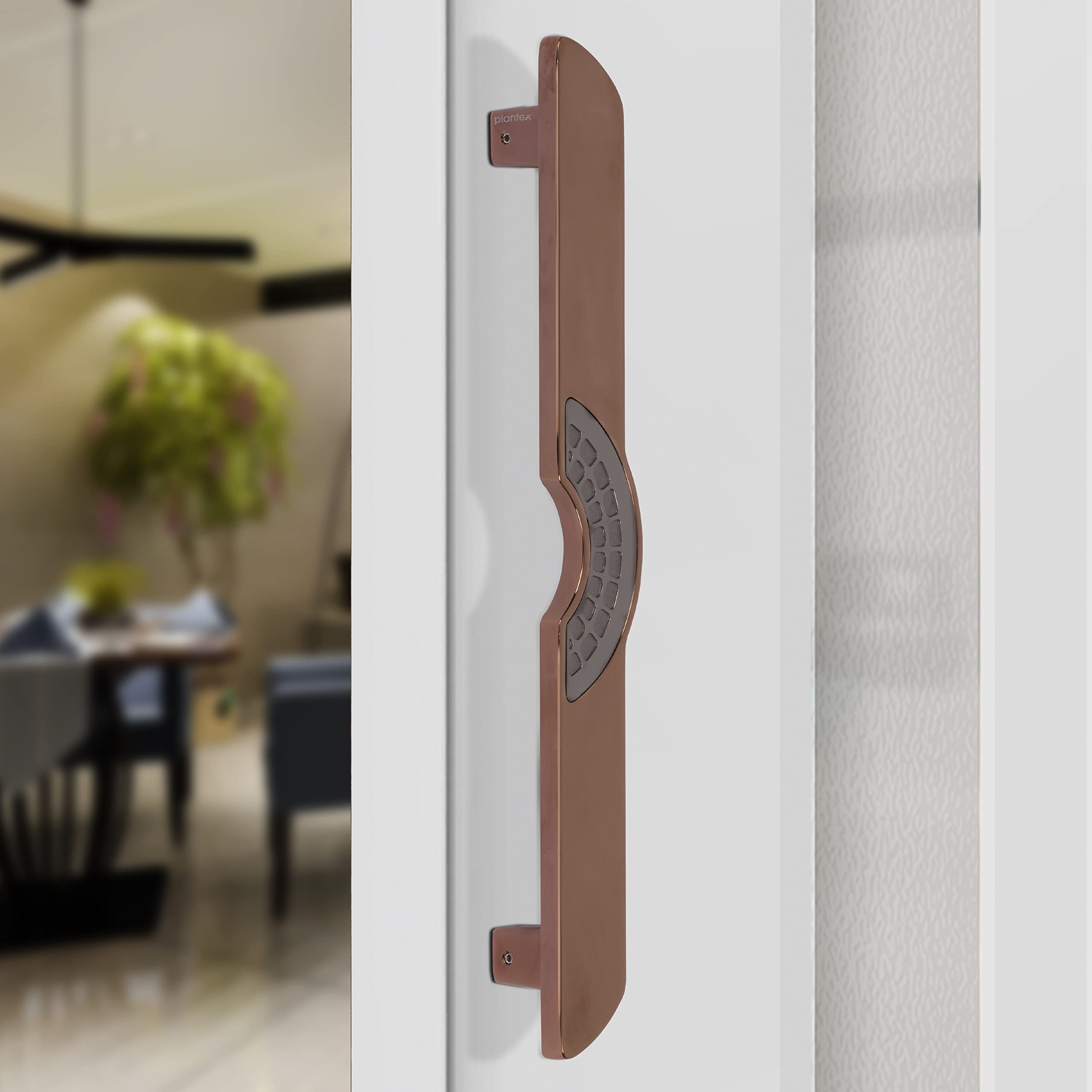 Plantex Ultron Door Handle/Door & Home Decor/15 Inch Main Door Handle/Door Pull Push Handle – Pack of 1 (316,Rose Gold and Grey Finish)