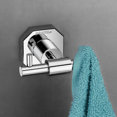 Plantex 304 Stainless Steel Hooks for Hanging Clothes and Towel in Bathroom/Living Room (Nipron)
