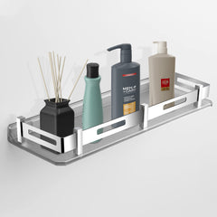 Plantex Unbreackable ABS Plastic Multipurpose Shelf for Kitchen/Bathroom/Living Room/Bed Room/Rest Room (Transparent)