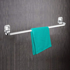Plantex Stainless Steel 304 Grade Cute Towel Hanger for Bathroom/Towel Rod/Bar/Bathroom Accessories(24inch-Chrome) - Pack of 1