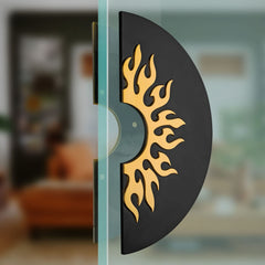Plantex Pure Brass Door Handle/Door & Home Decor/12 Inch Main Door Handle/Pull-Push Door Handle - (Black)
