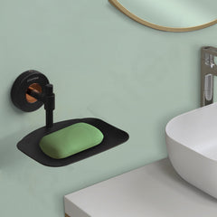 Plantex Solid Brass & SS-304 Grade Soap Holder for Bathroom/Soap Dish/Bathroom Soap Stand/Bathroom Accessories - (Black)