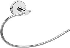 Plantex Stainless Steel Towel Ring for Bathroom/Wash Basin/Napkin-Towel Hanger/Bathroom Accessories - (Chrome) - Pack of 1