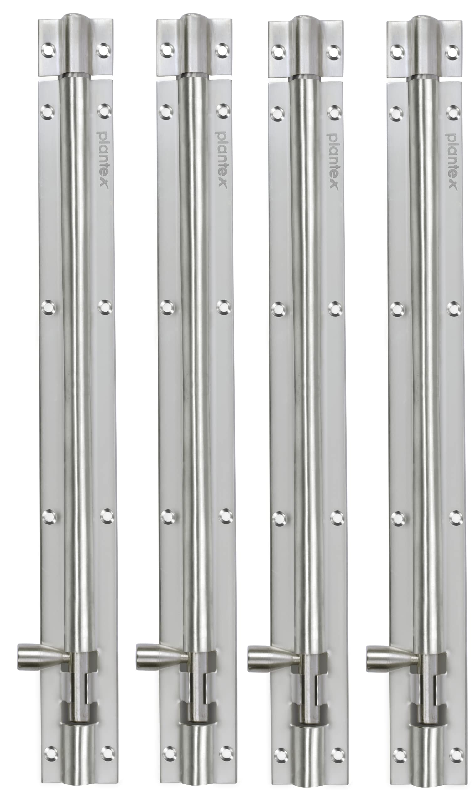 Plantex matt Tower Bolt for Windows/Doors/Wardrobe - 12-inches (Pack of 4)