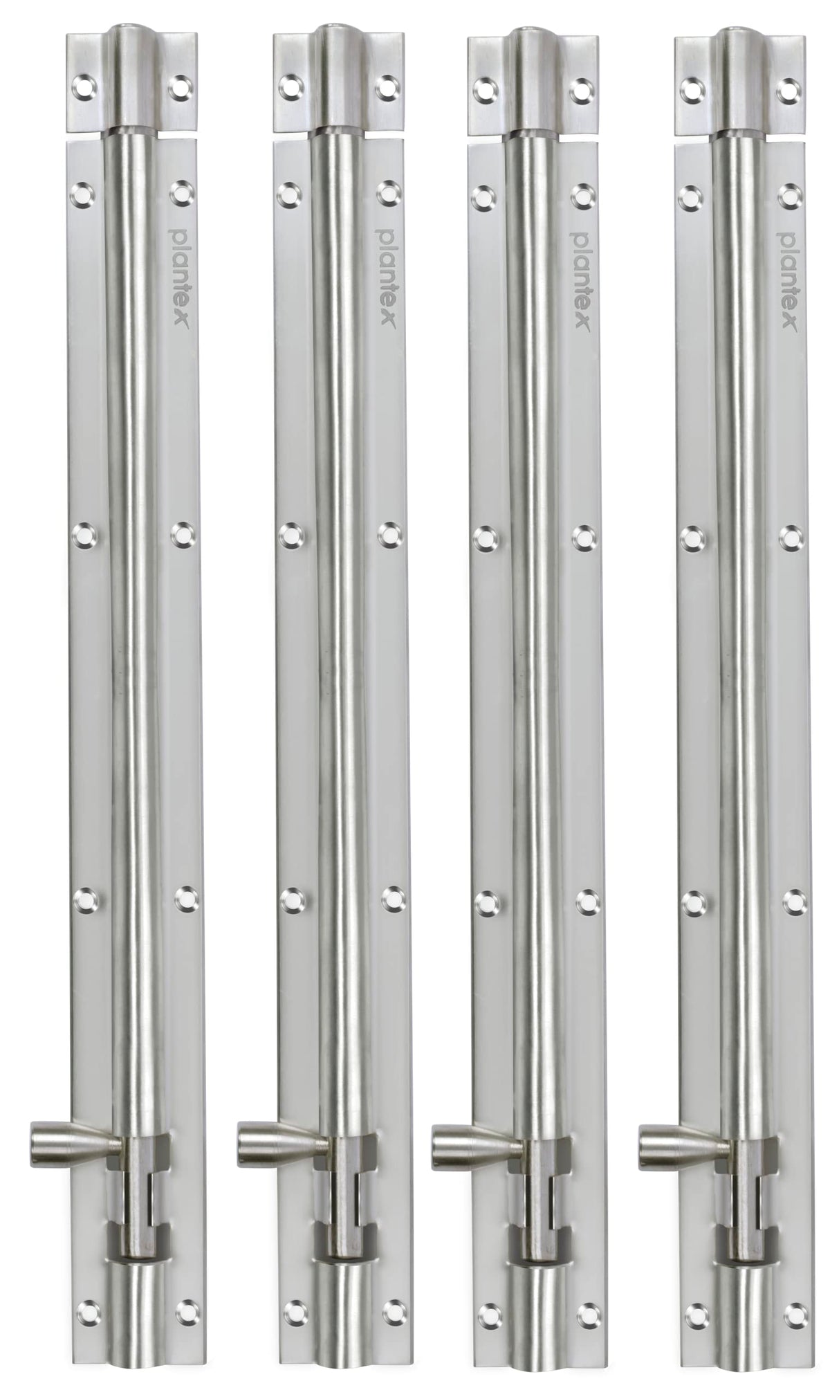 Plantex matt Tower Bolt for Windows/Doors/Wardrobe - 12-inches (Pack of 4)