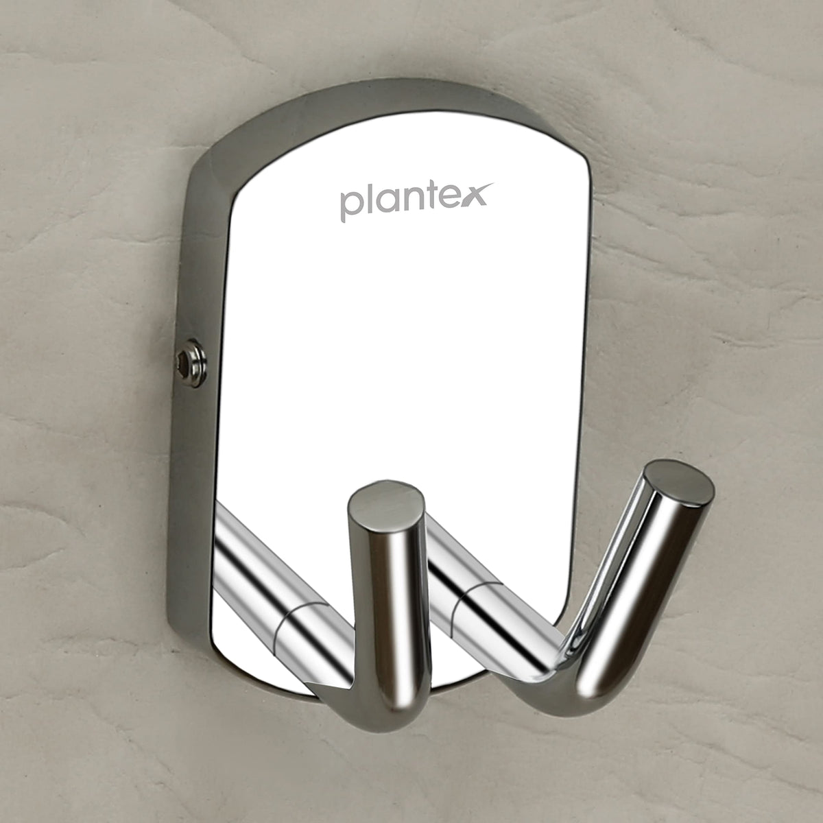 Plantex 304 Grade Stainless Steel Robe Hook/Cloth-Towel Hanger/Door Hanger-Hook/Bathroom Accessories - Pack of 1 (APS-855-Chrome)