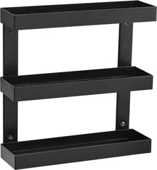 Plantex GI Metal 3-Tier Bathroom Shelf/Storage Rack/Pantry Organizer/Bathroom Accessories(Black)