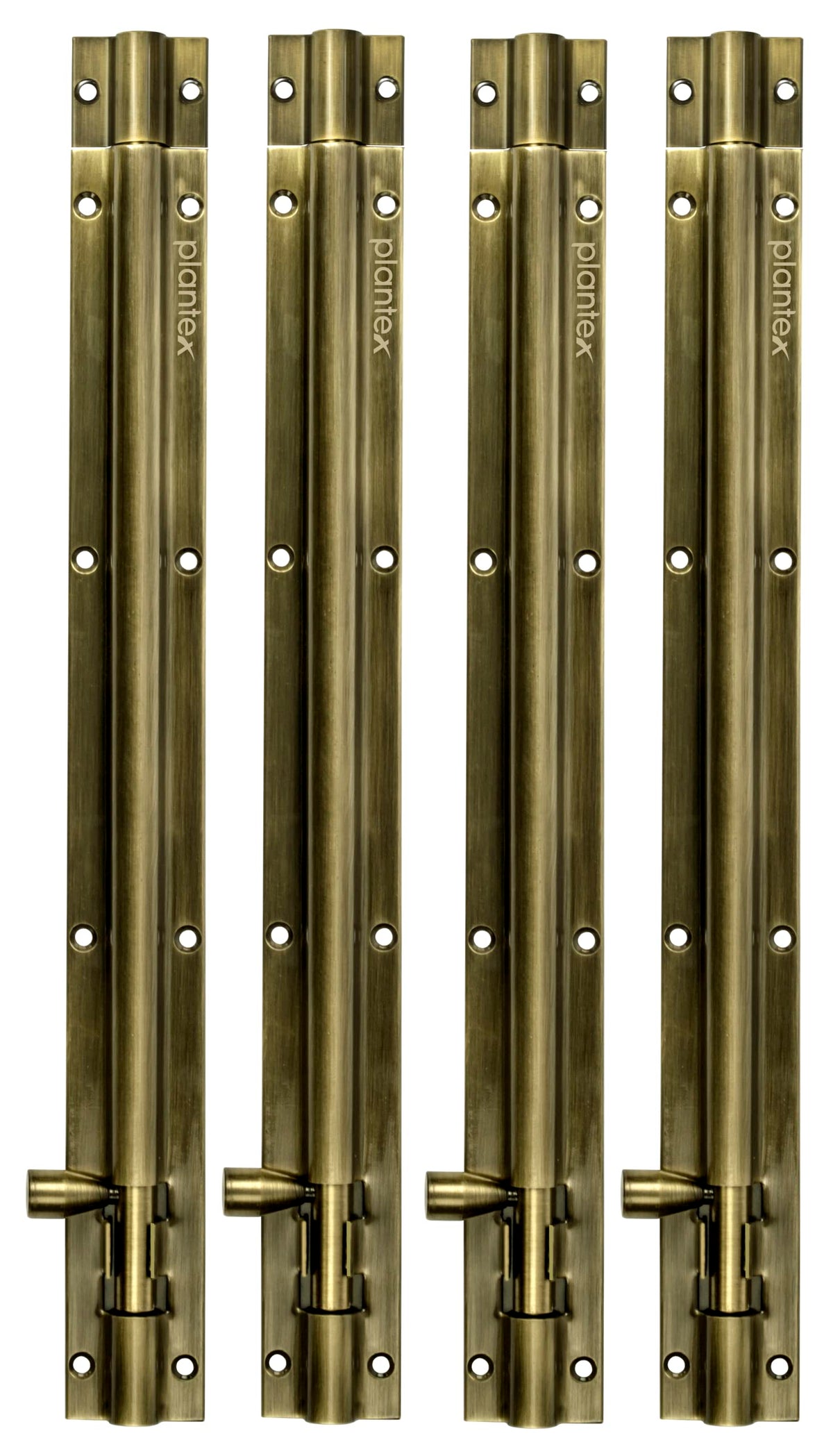 Plantex Antique Tower Bolt for Windows/Doors/Wardrobe - 12-inches (Pack of 4)