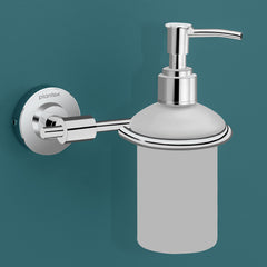 Plantex Daizy Hand wash Holder for wash Basin Liquid soap Dispenser - 304 Stainless Steel