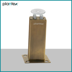 Plantex Stainless Steel Wall-Mounted Magnetic Door Stopper/Door Magnets to Hold Door/Door Catcher for Wooden Door - Pack of 1 (Brass Antique)