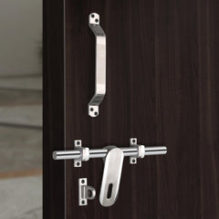 Plantex Stainless Steel Door Kit for Single Door/Door Hardware/Door Accessories (10 inch Al-Drop,8 inch Latch, 8 inch 2 Handles,7 inch Tower Bolt and 4 inch Door Stopper) - (DK-04-Combi)