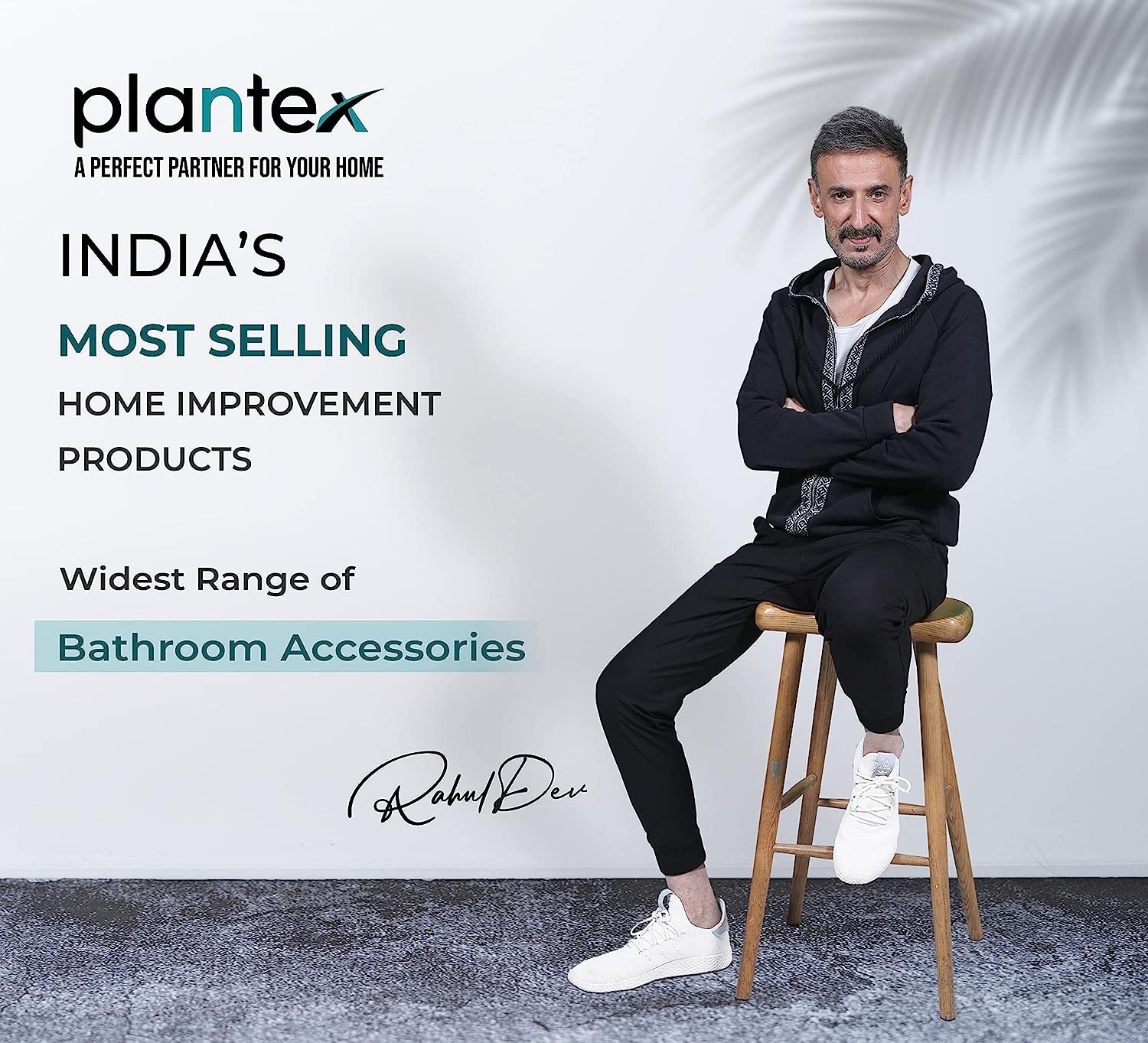 Plantex Pure Brass COL-1018, Telephonic Wall Mixer with Bend for Arrangement of Overhead Shower/2-In-1 Wall Mixer for Bathroom with Brass Wall Flange & Teflon Tape- Wall Mount (Mirror-Chrome Finish)