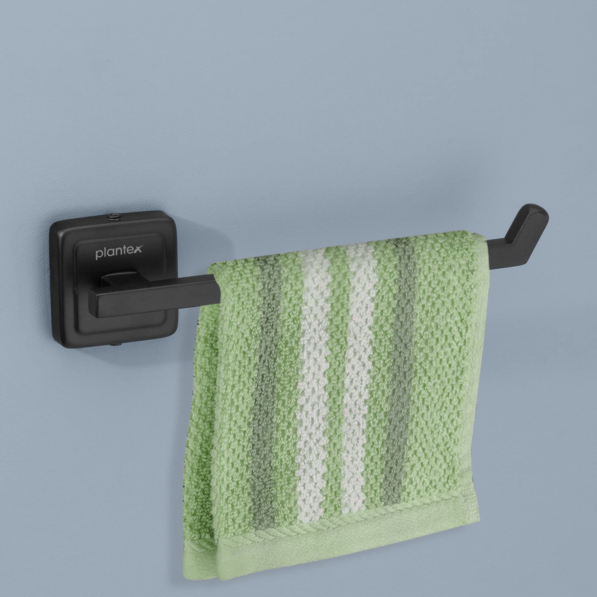 Plantex Deccan Black Durable Napkin Holder for Wash Basin Hand Towel Holder (304 Stainless Steel)