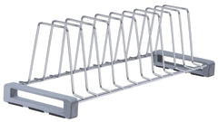 Plantex Stainless Steel Dish Rack/Plate Stand/Thali Stand for Modular Kitchen/Tandem Box Accessories - Pack of 1 (Chrome Finish)