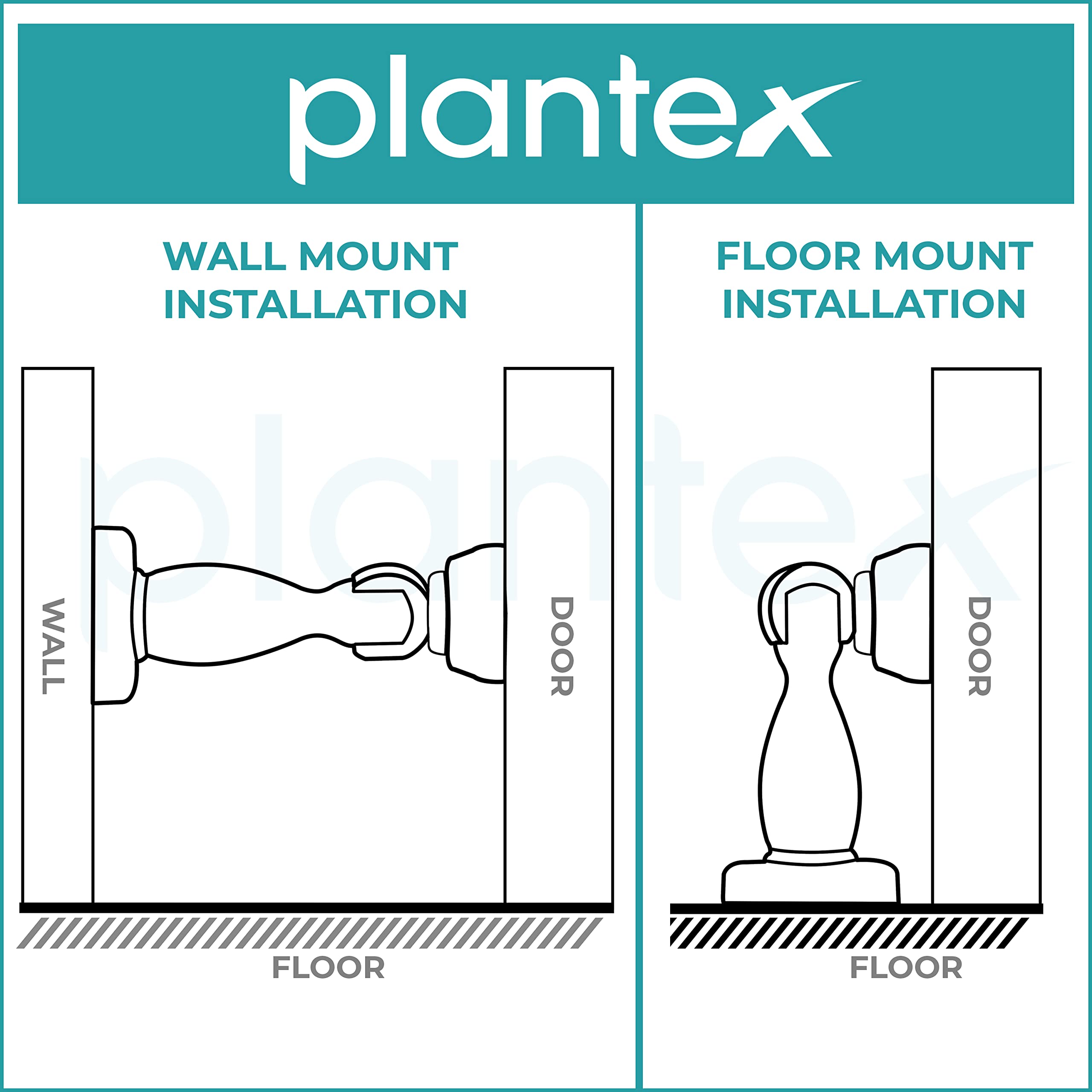 Plantex Magnetic Door Stopper for Home/360 Degree Magnet Door Catcher/Door Holder for Main Door/Bedroom/Office and Hotel Door - Pack of 10 (4 inch, Black)