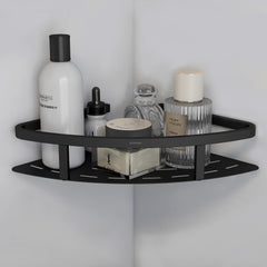 Plantex 304 Stainless Steel Corner/Bathroom Shelf/Kitchen Shelf/Wall Mount - Pack of 1 (Chrome,9x9 Inches)