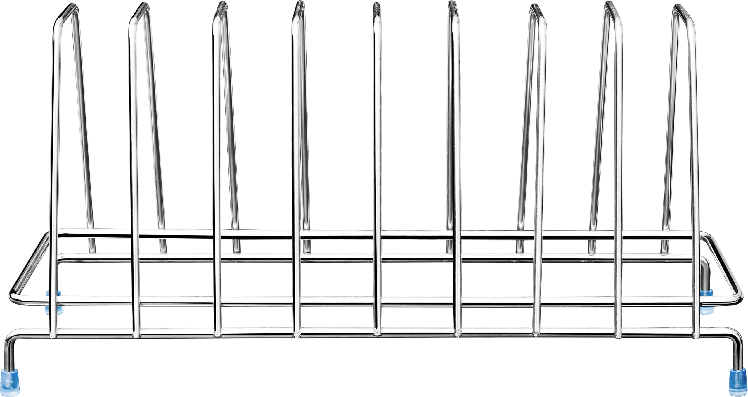 Plantex Premium Stainless Steel Plate Stand-Rack/Dish Stand-Rack/Dish Stand/Utensil Rack(Chrome-Silver)