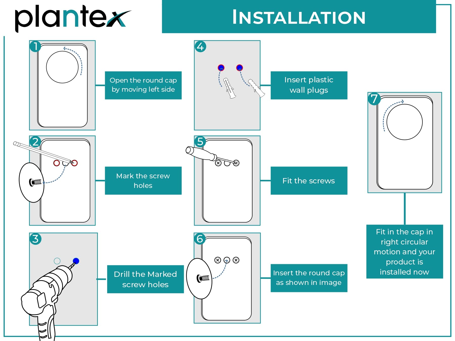Plantex Metro Platinum Stainless Steel Tooth Brush Holder - Tumbler Holder - Bathroom Accessories
