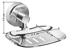 Plantex Masterpiece Single Soap Holder/Stand for Bathroom Wall (304 Grade Stainless Steel)