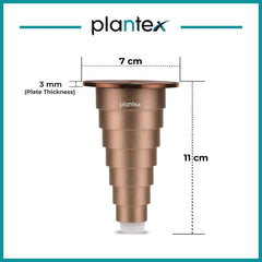 Plantex Aluminum 4 inch Sofa Leg/Bed Furniture Leg Pair for Home Furnitures (DTS-66-PVD Rose Gold) – 2 Pcs