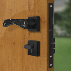 Plantex Heavy Duty Door Lock - Main Door Lock Set with 3 Keys/Mortise Door Lock for Home/Office/Hotel (594 - Black)