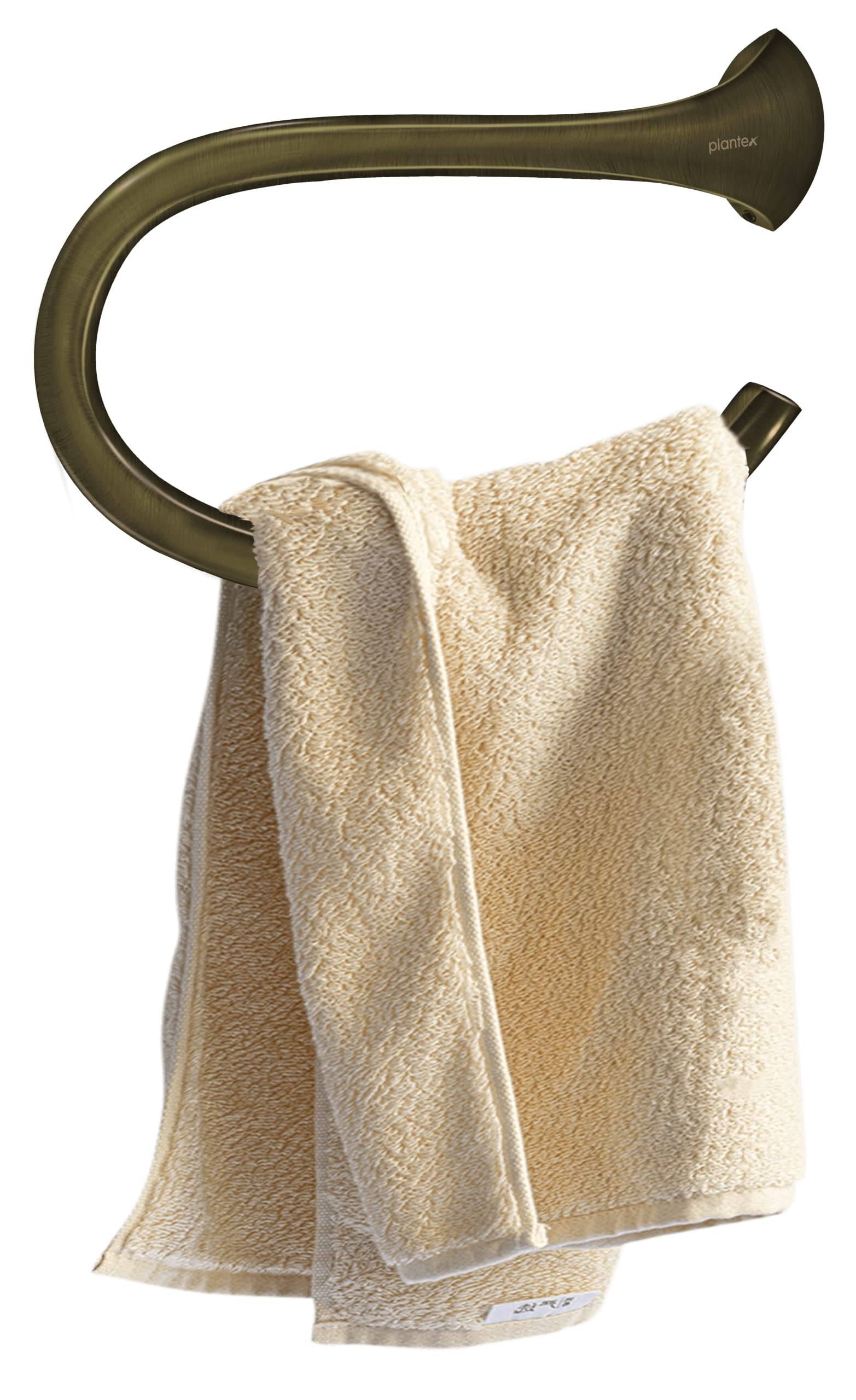 Plantex Fully Brass Made Napkin Holder for wash Basin Hand Towel Holder (Rich Antique)