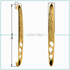 Plantex Heavy Duty Door Handle/Door & Home Decor/13-inches Main Door Handle/Door Pull Push Handle - Pack of 1 (311-PVD Gold Finish)