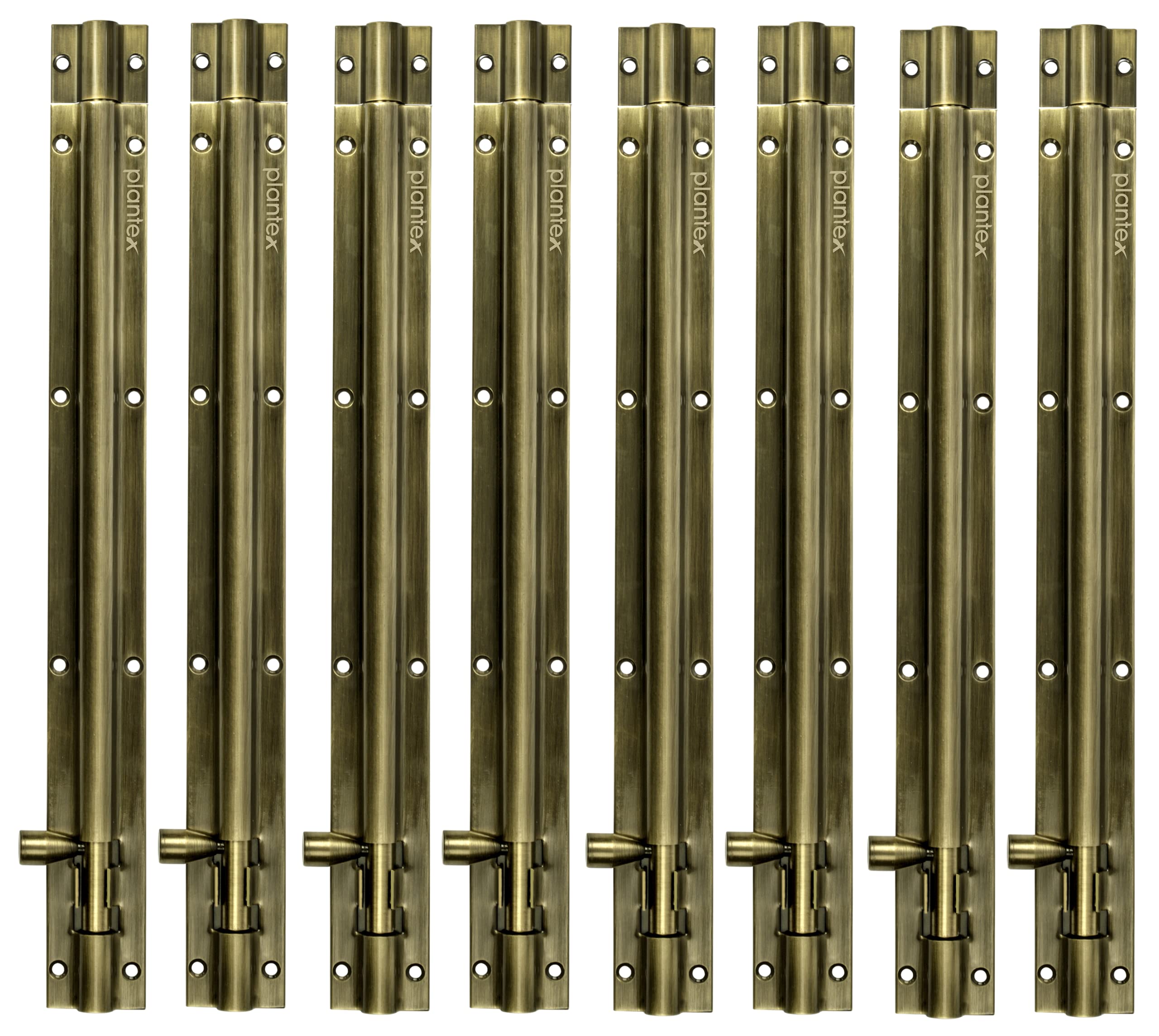 Plantex Antique Tower Bolt for Windows/Doors/Wardrobe - 12-inches (Pack of 8)