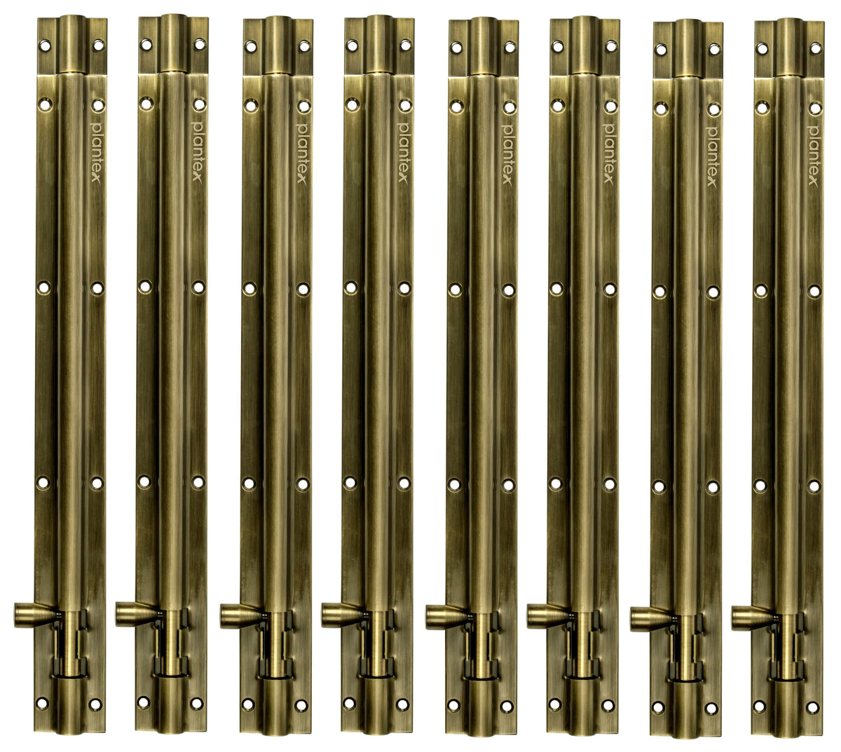 Plantex Antique Tower Bolt for Windows/Doors/Wardrobe - 12-inches (Pack of 8)