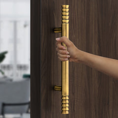 Plantex Main Door Handle/Door & Home Decore/14 Inch Main Door Handle/Pull-Push Handle - Pack of 1 (APS-103,Brass Antique)