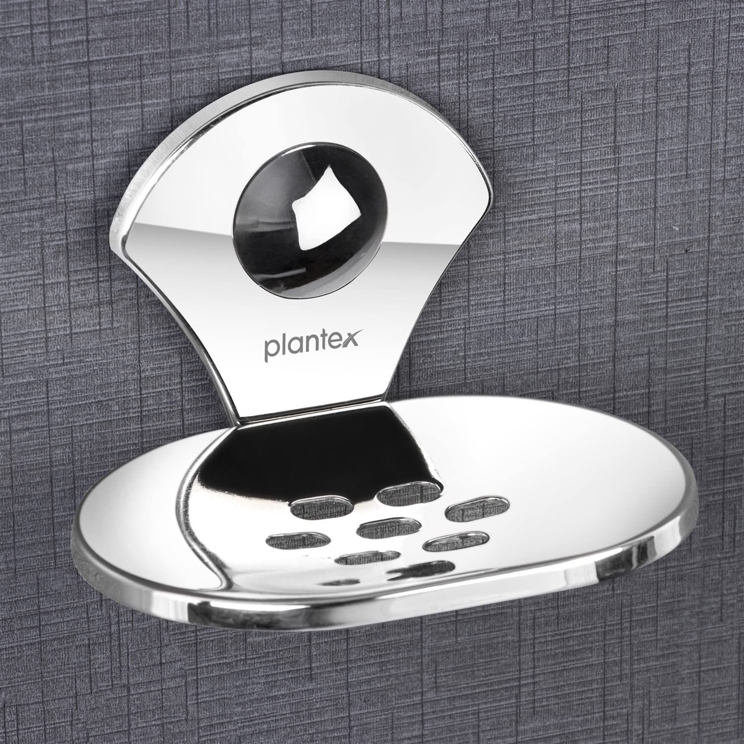 Plantex Royal Stainless Steel Bathroom Accessories Set / Bathroom Hanger for Towel / Towel Bar / Napkin Ring / Tumbler Holder / Soap Dish / Robe Hook (Pack of 10)