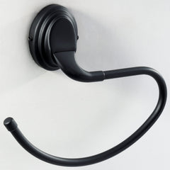 Plantex Stainless Steel 304 Grade Cubic Napkin Ring/Towel Ring /Napkin Holder/Towel Hanger/Bathroom Accessories(Black)